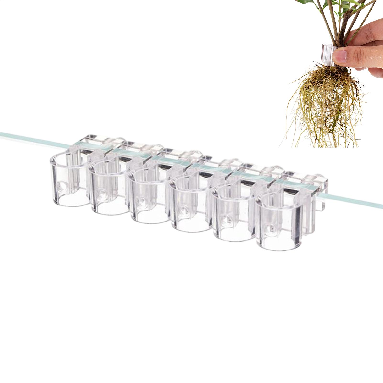 Aquarium Plant Growing - Akvaryum için bitki tutucu 6 adet