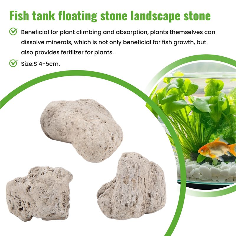 A20F-3 Adet Yüzen Gerçekçi Kay - Planted Aquarium Models incelemesi ve fiyatı