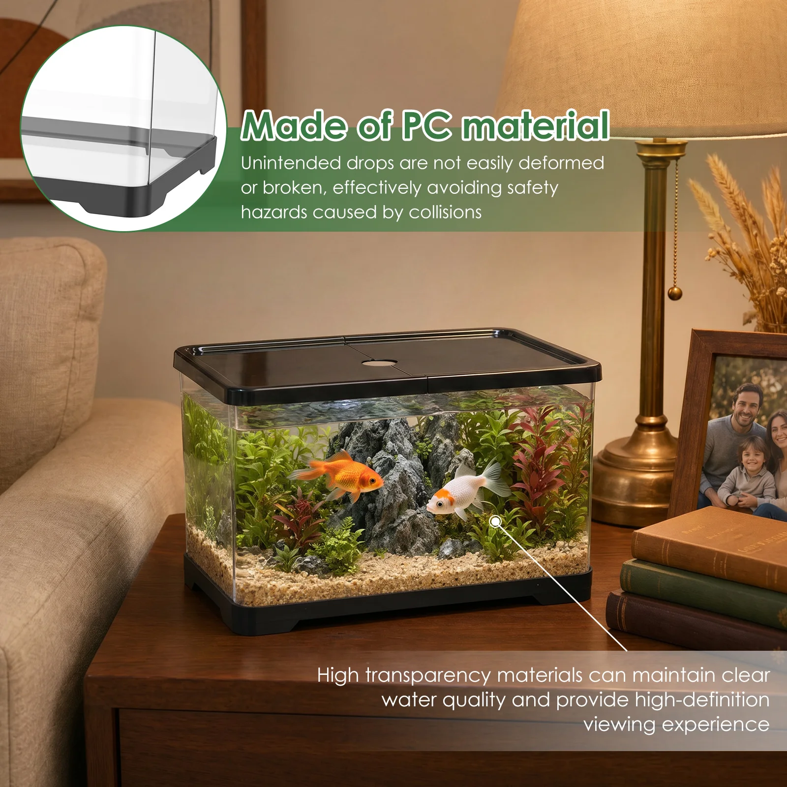 Şeffaf Balık Tankı Akvaryumu,  - Planted Aquarium Bowl incelemesi ve fiyatı